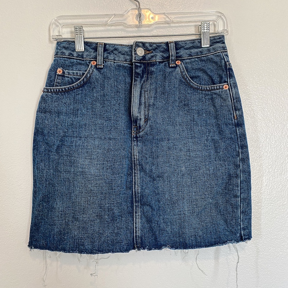 TOPSHOP Denim Skirt
